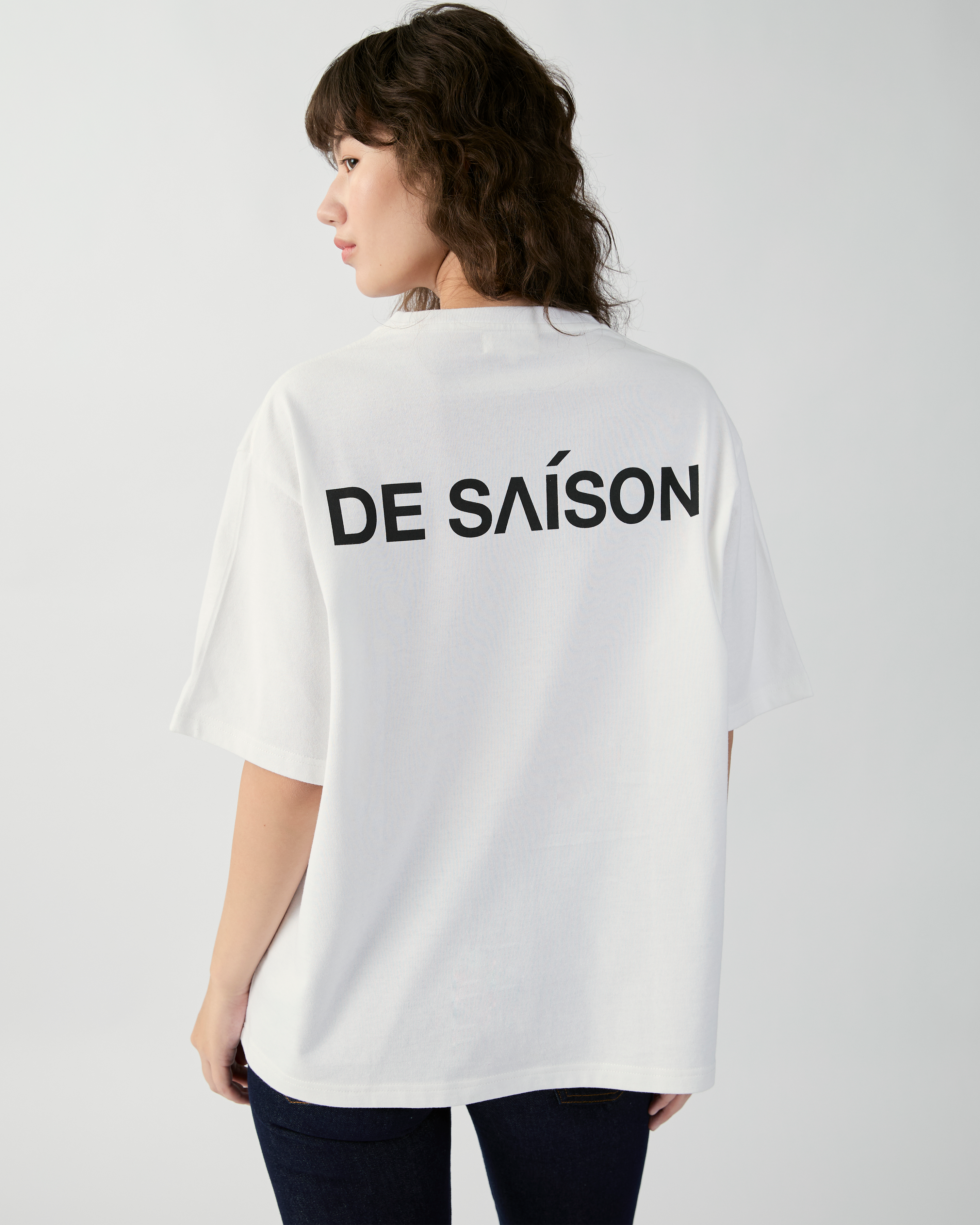 En Couleurs - AMR DE SAISON Bold T-Shirt in White