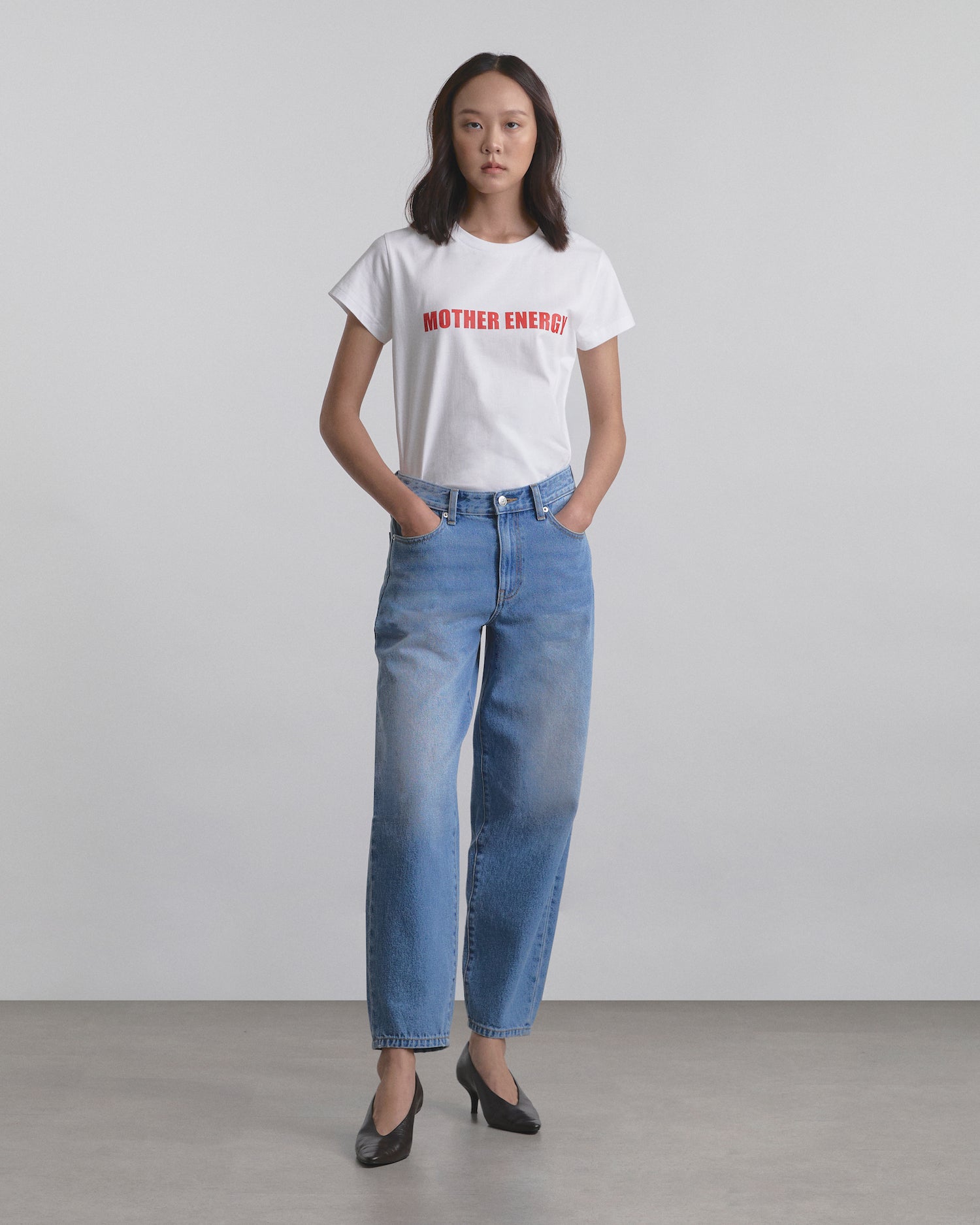 The Mother's Edit - AMR Mother Energy T-Shirt in White