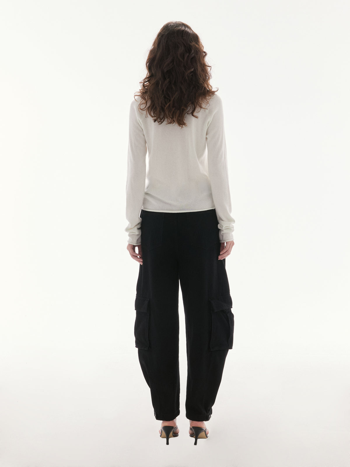 Wardrobe lll - AMR Barrel Cargo Pants in Black
