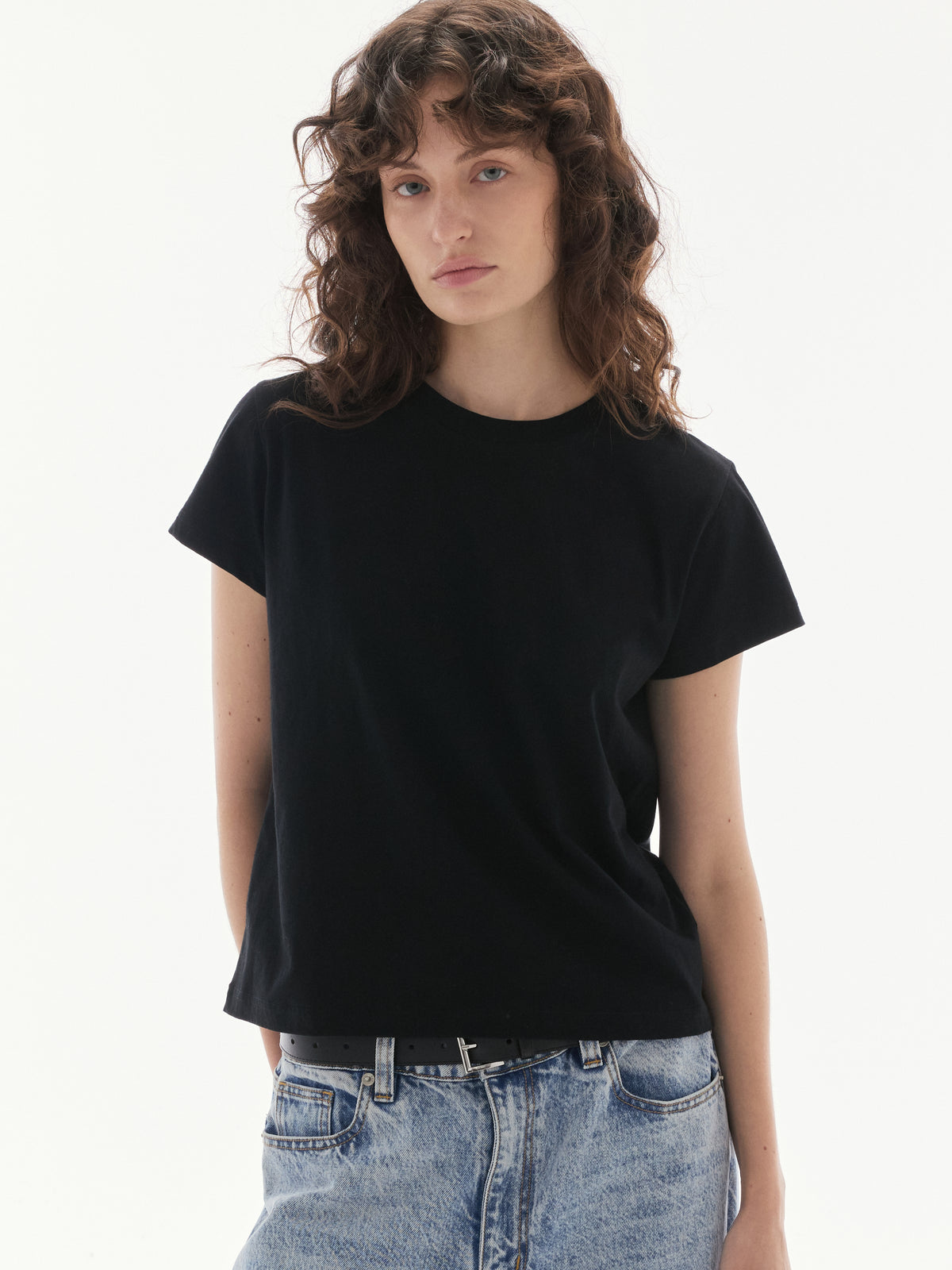 Wardrobe III - AMR Cotton Organic Slimfit T-Shirt in Black