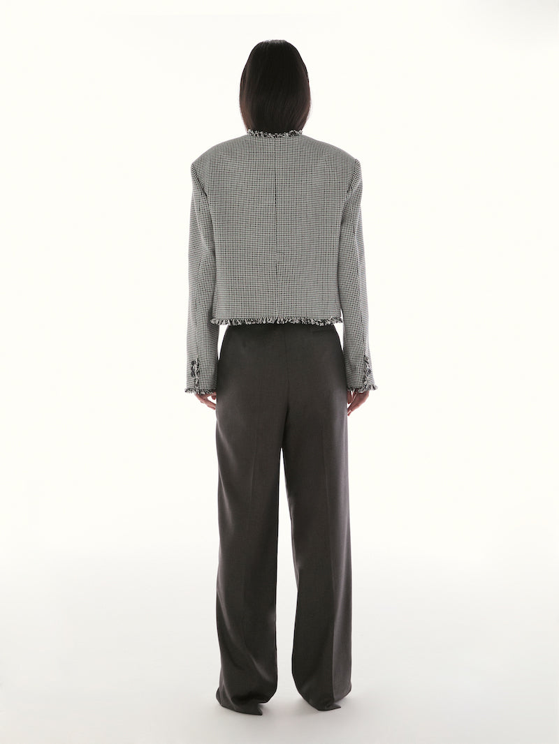 Le Fauve - Tweed Paris Jacket in Black