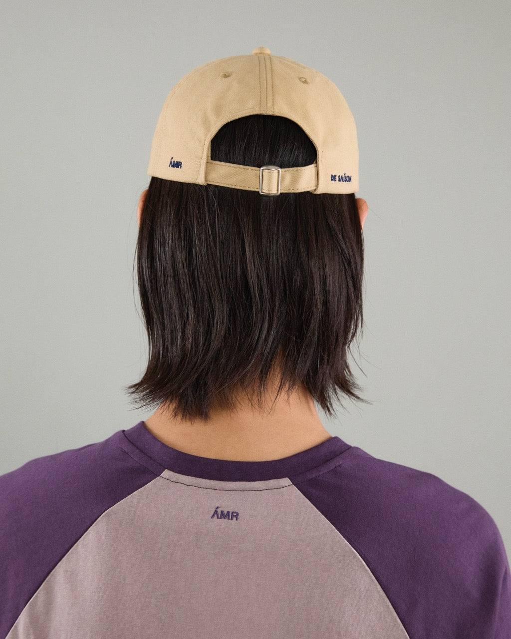 Athleisure Athletic Club - AMR Run Club Logo Cap in Beige