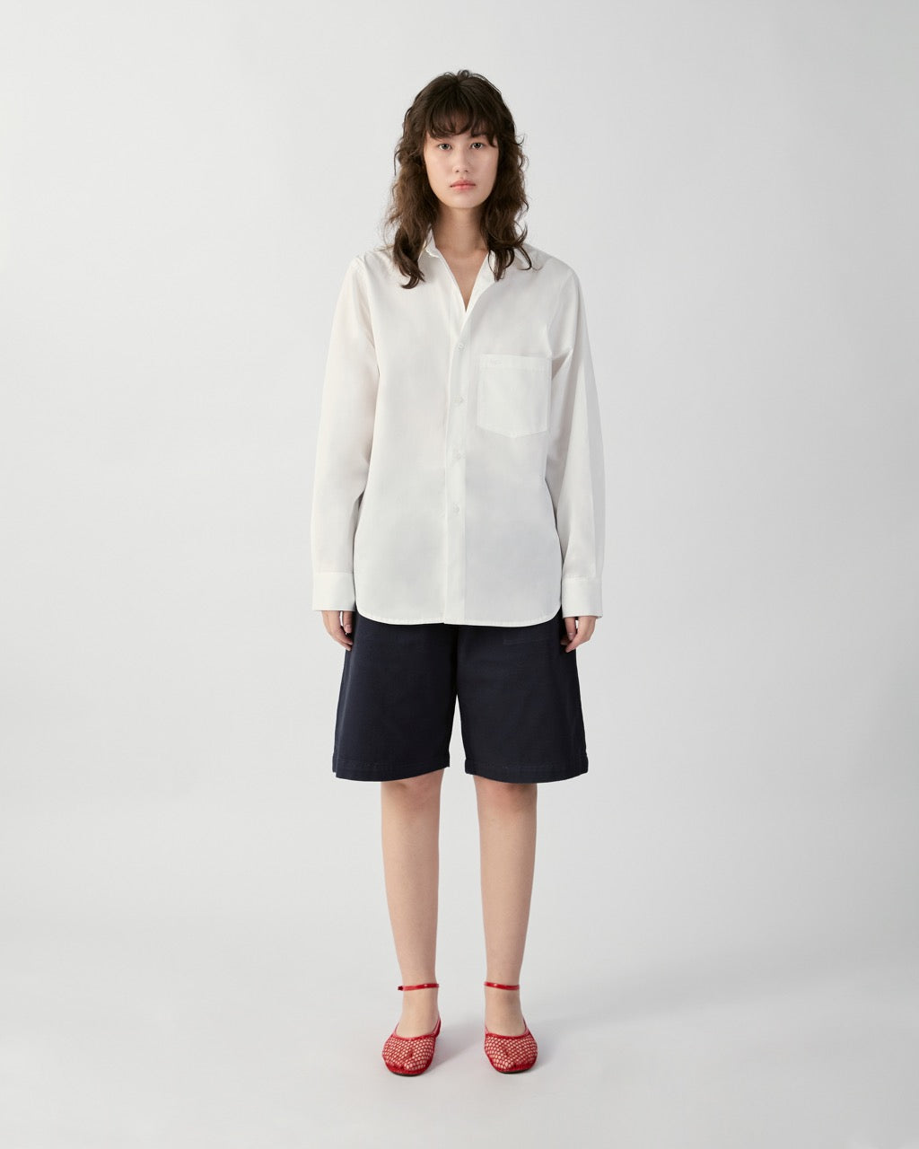 En Couleurs - Classic Oversized Shirt in White