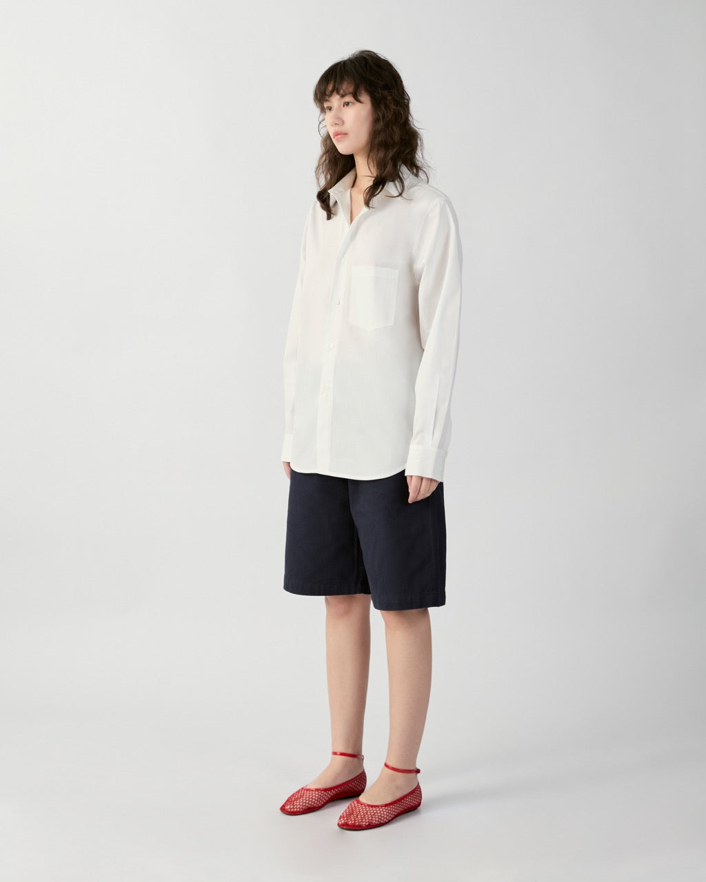 En Couleurs - Classic Oversized Shirt in White