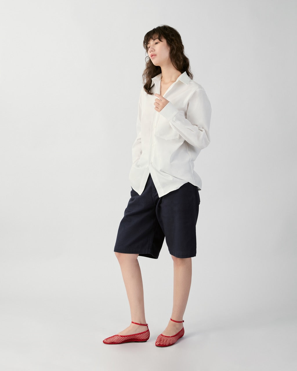 En Couleurs - Classic Oversized Shirt in White