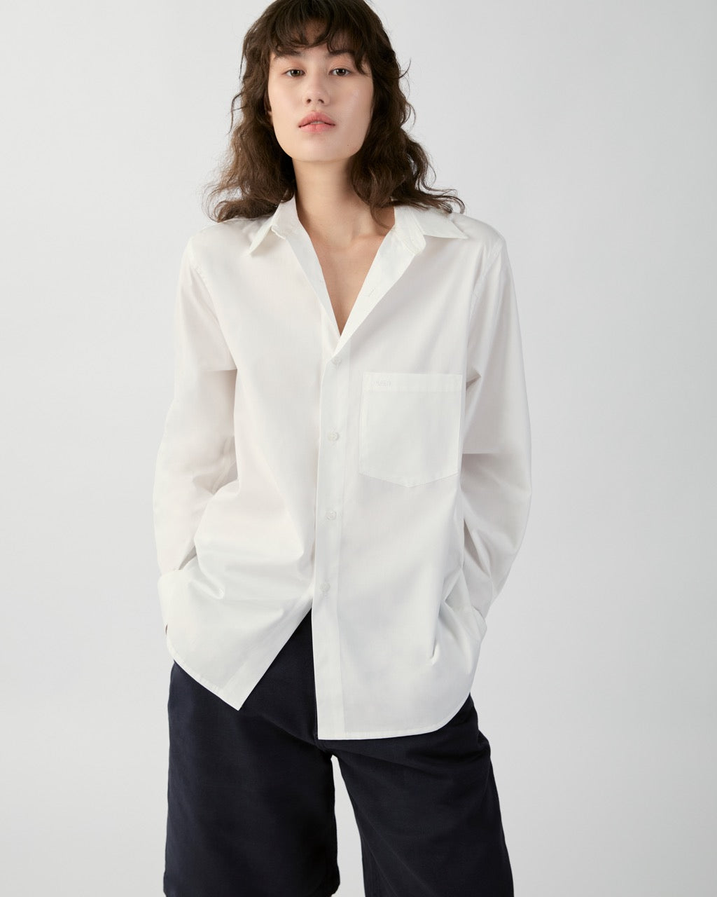 En Couleurs - Classic Oversized Shirt in White