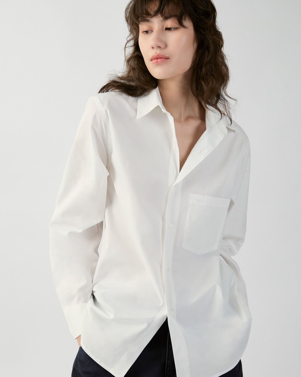 En Couleurs - Classic Oversized Shirt in White