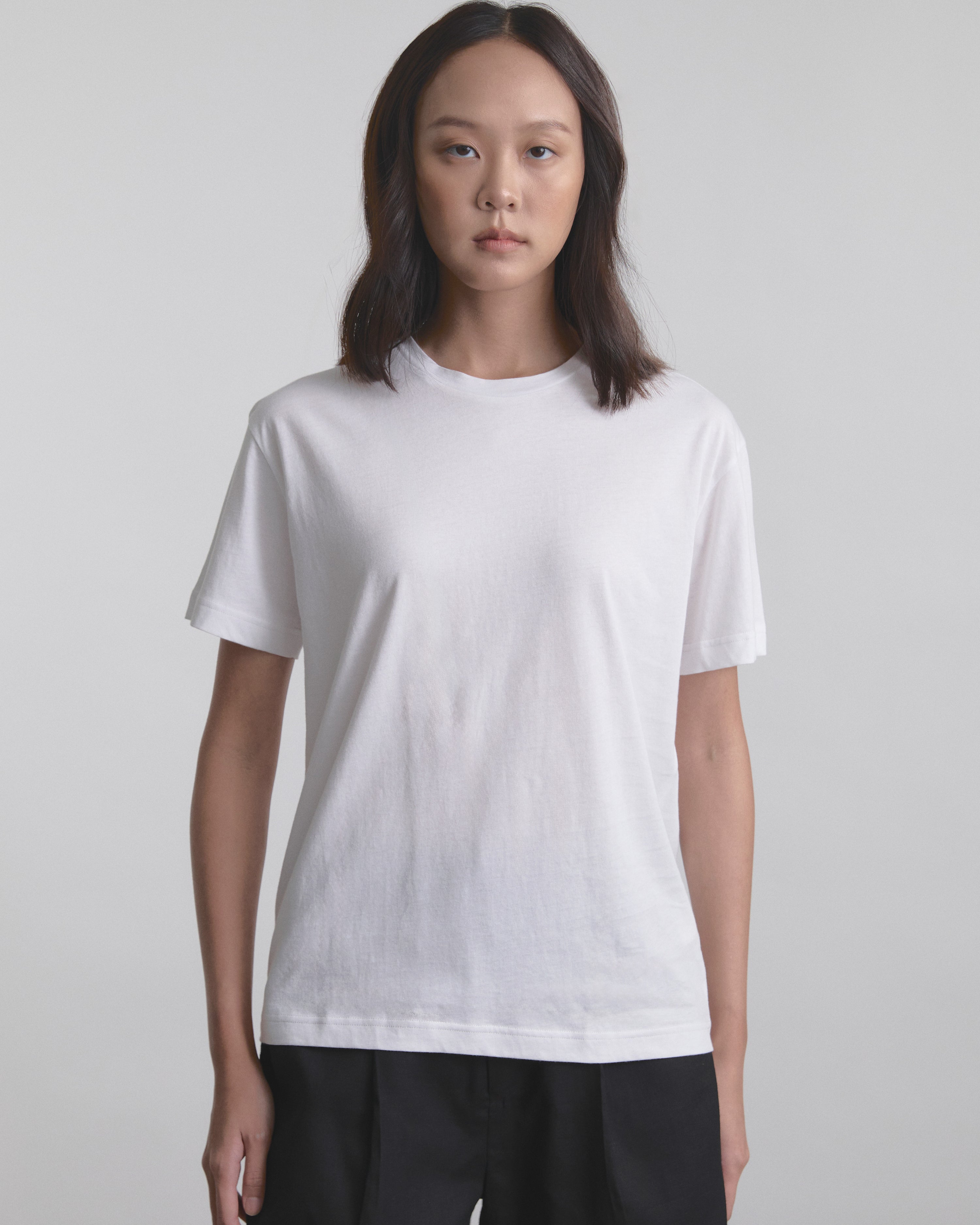 Wardrobe I - AMR Cotton Organic Regular T-Shirt in White