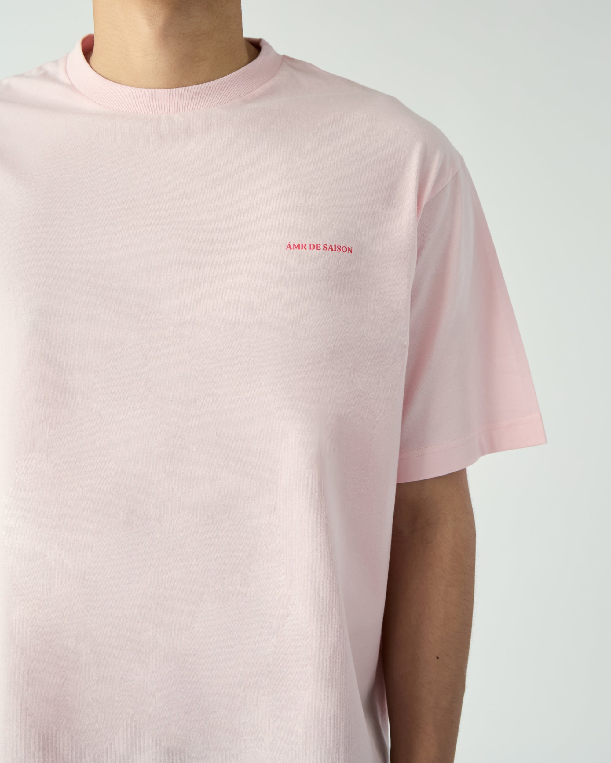 Le soleil d'ete - Palm Tree Oversized T-Shirt in Pink