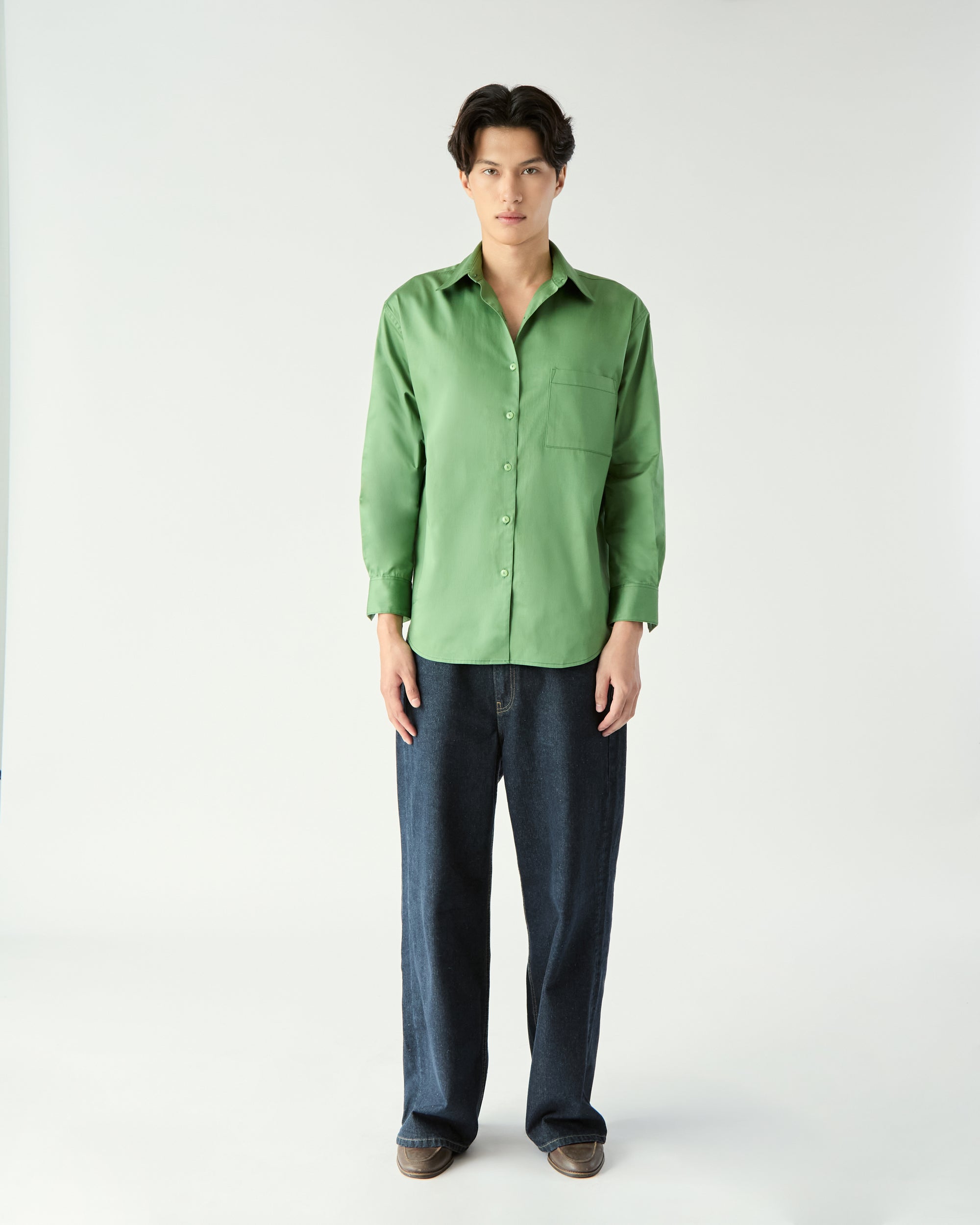 Le soleil d'été - Oversized Shirt in Green