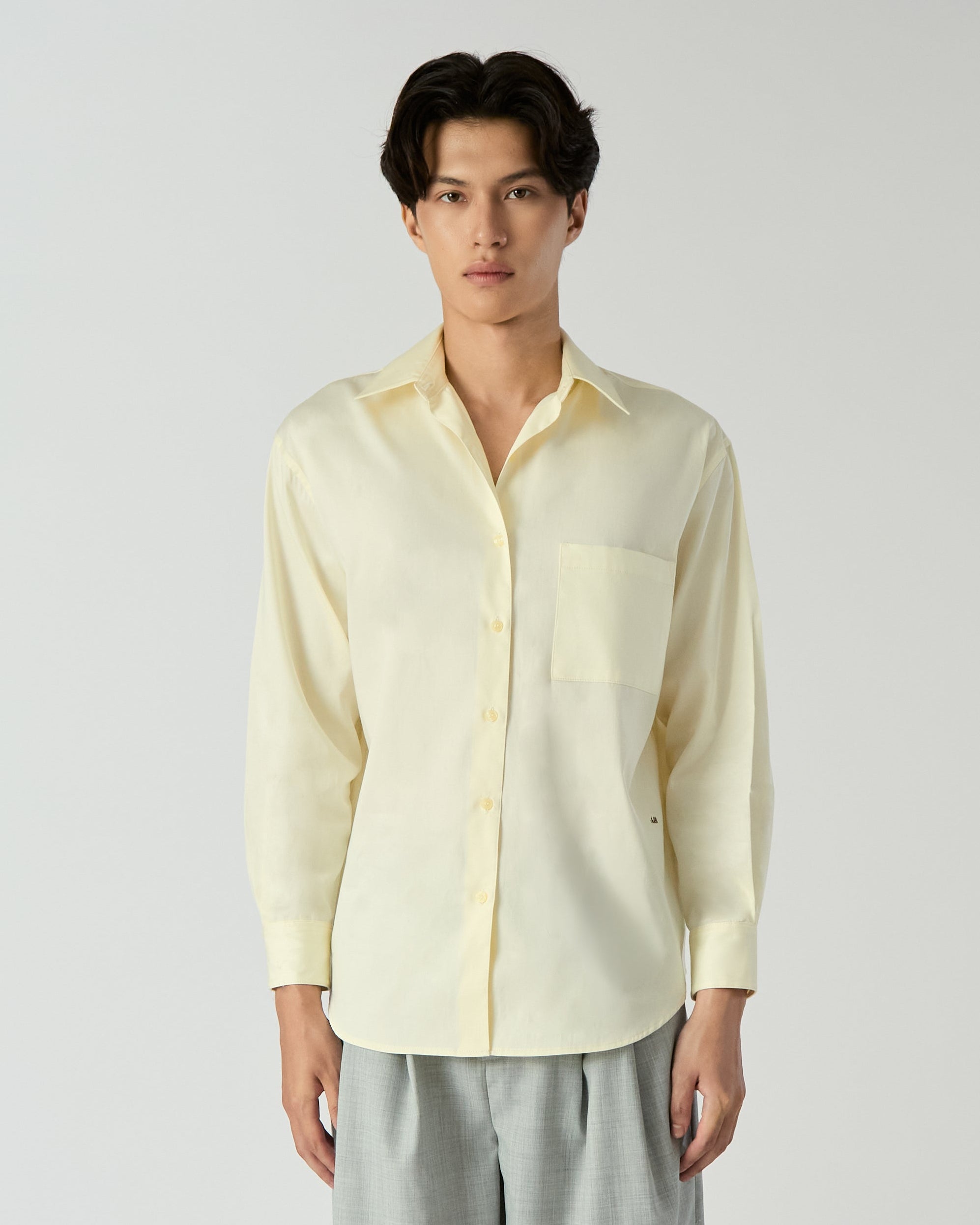 Le soleil d'été - Oversized Shirt in Yellow