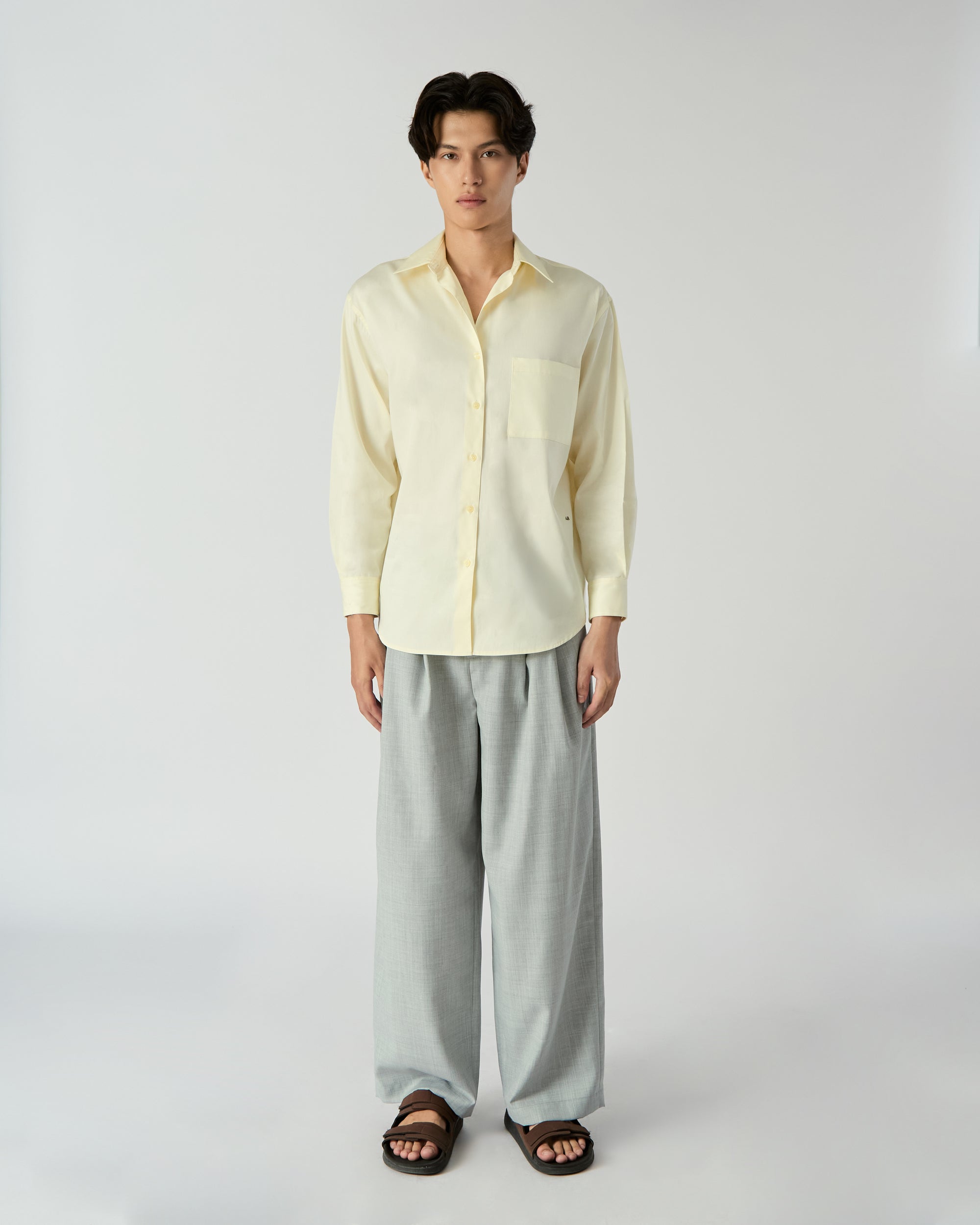 Le soleil d'ete - Oversized Shirt in Yellow