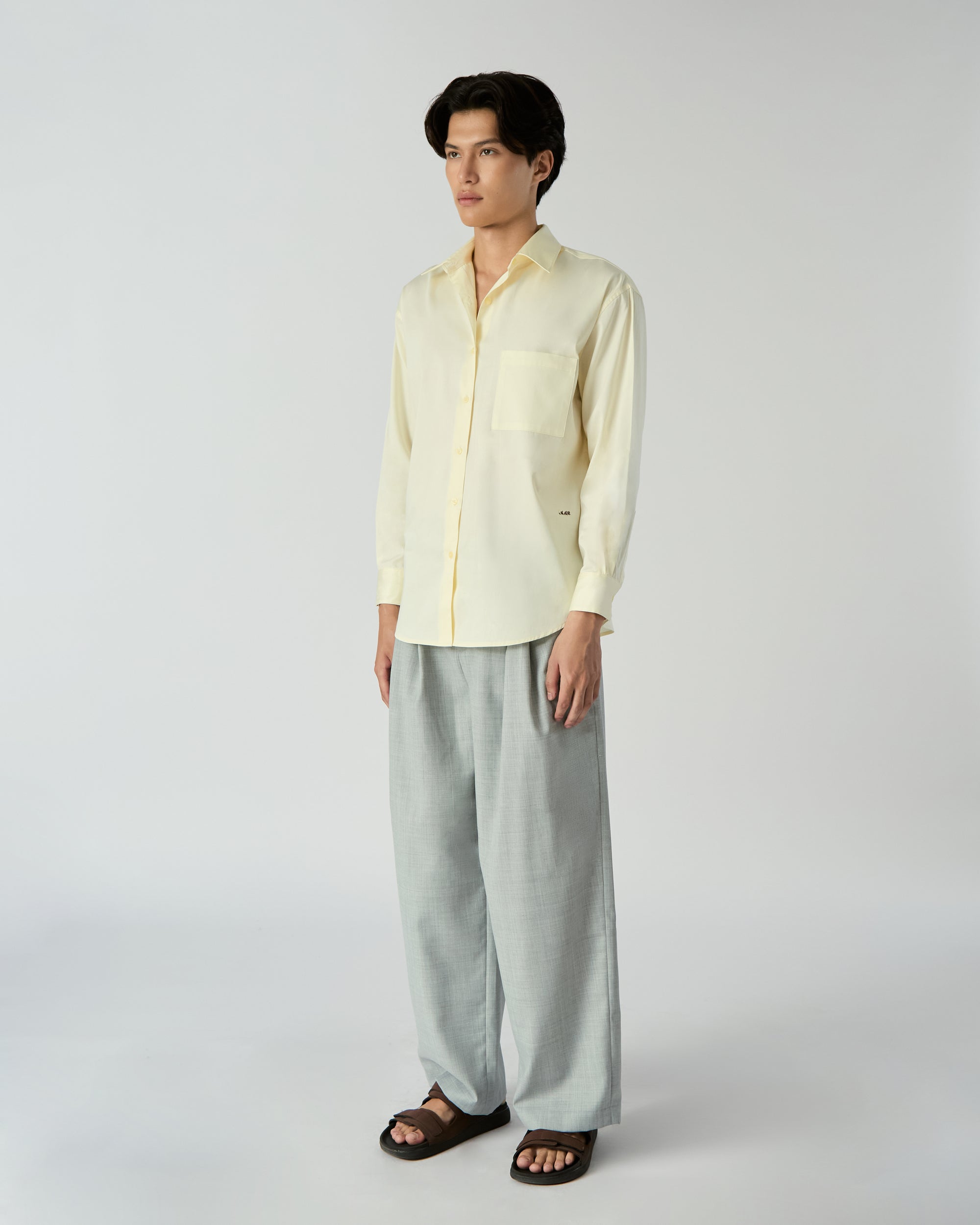 Le soleil d'ete - Oversized Shirt in Yellow
