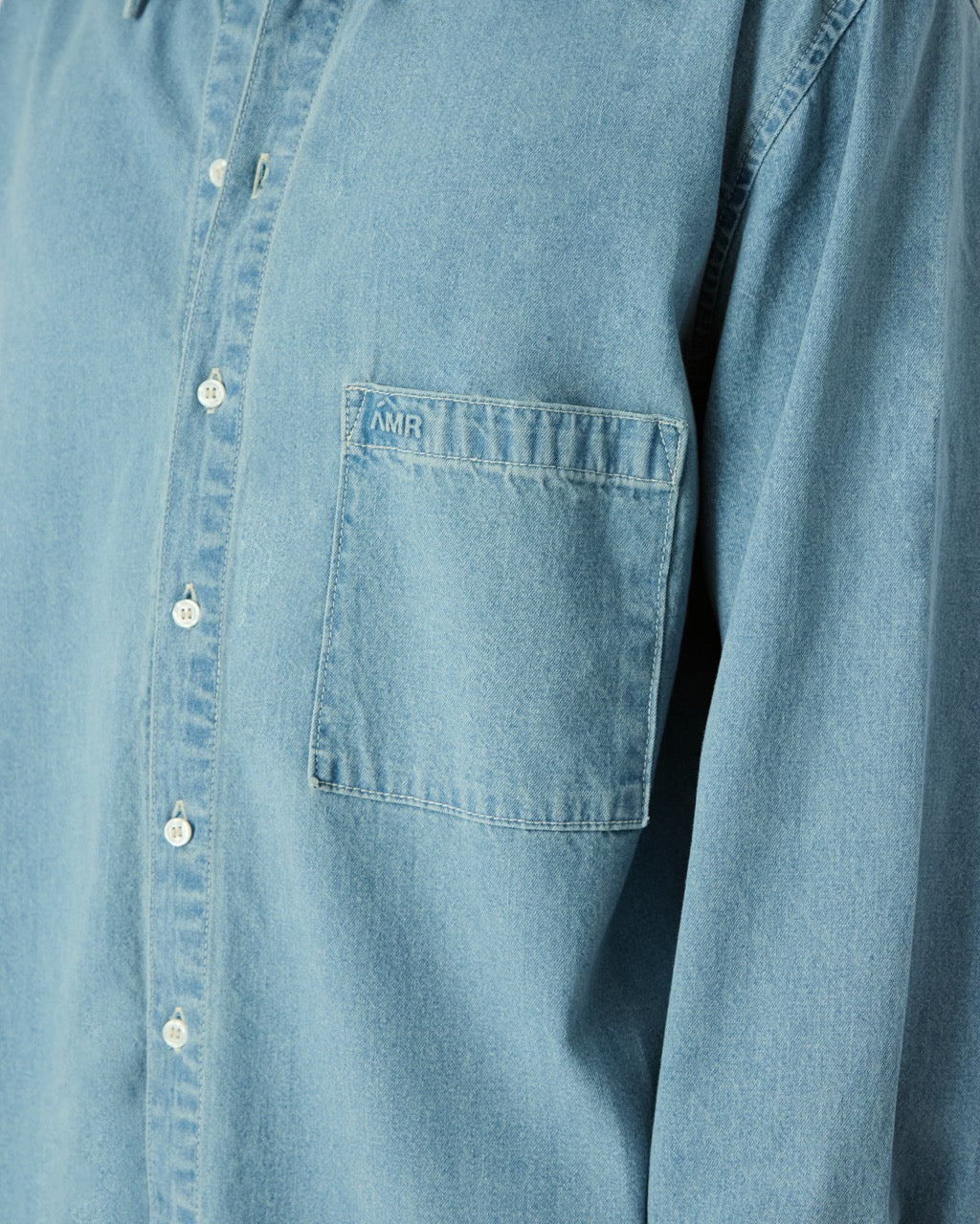 AMR DE SAISON  - AMR Essential Oversized Shirt in Light Denim