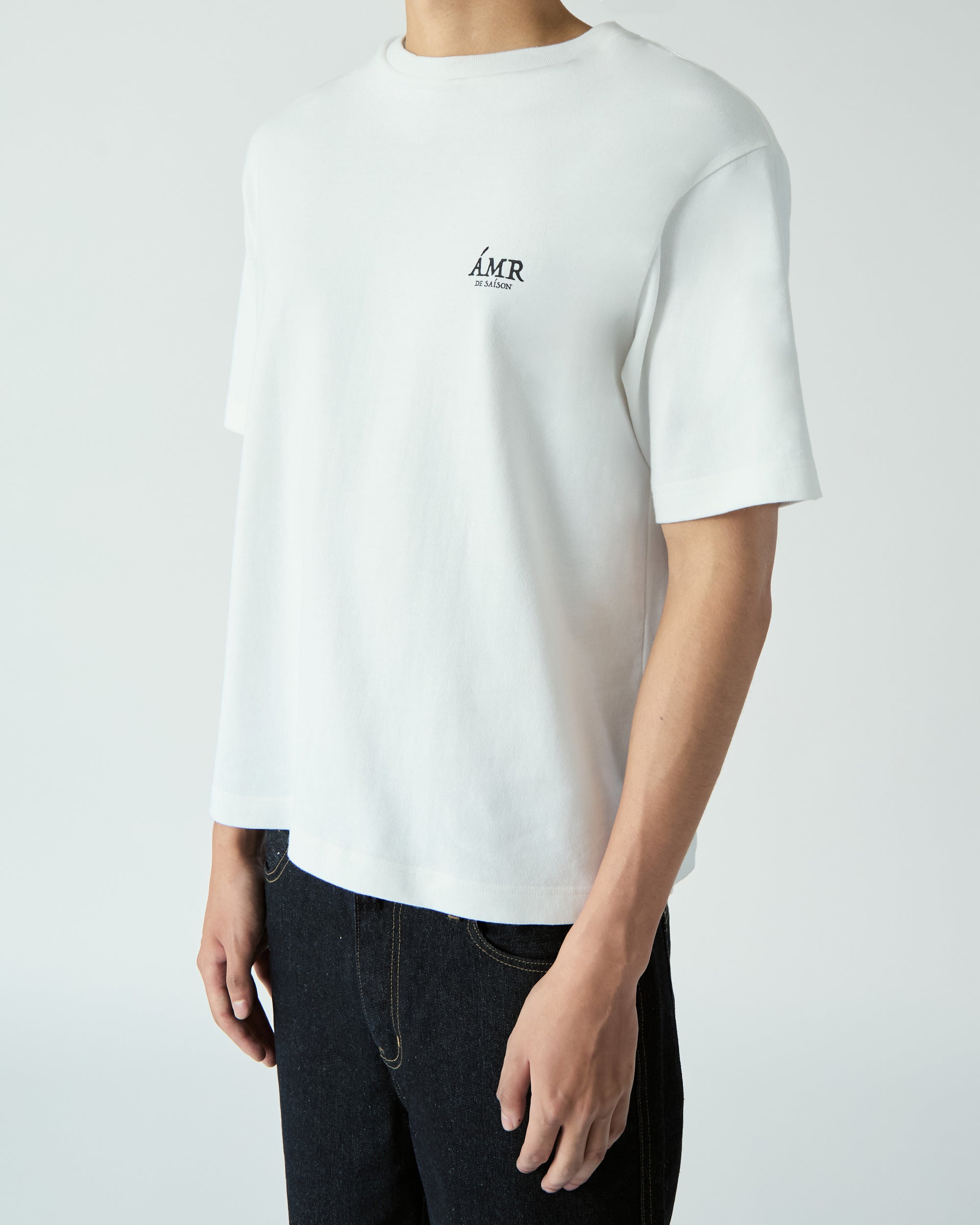 Fleurs et Printemps - AMR Floral Logo T-Shirt in White