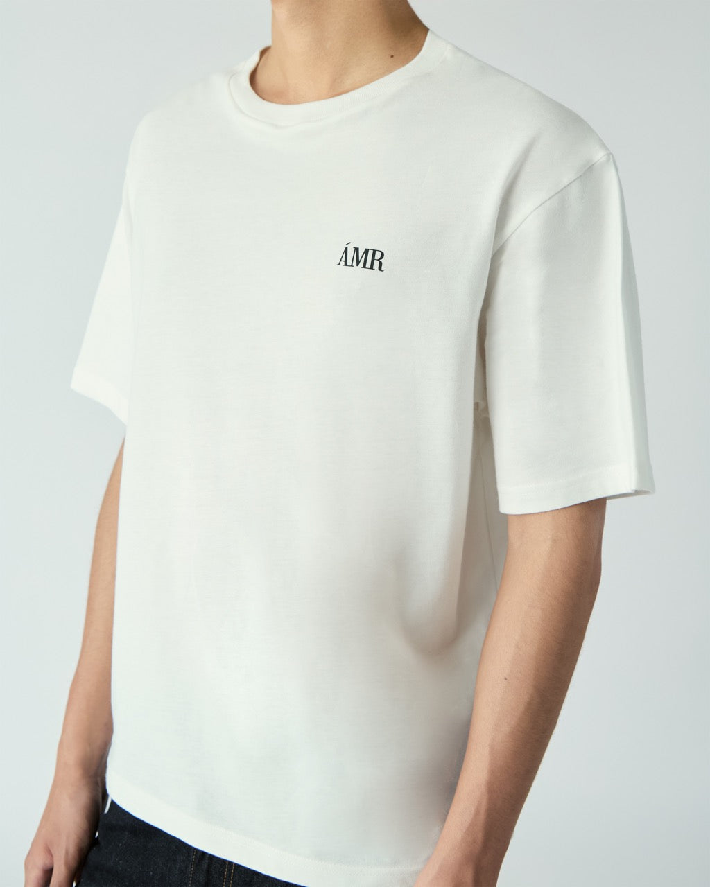 Le soleil d'ete - AMR DE SAISON Logo T-Shirt in White