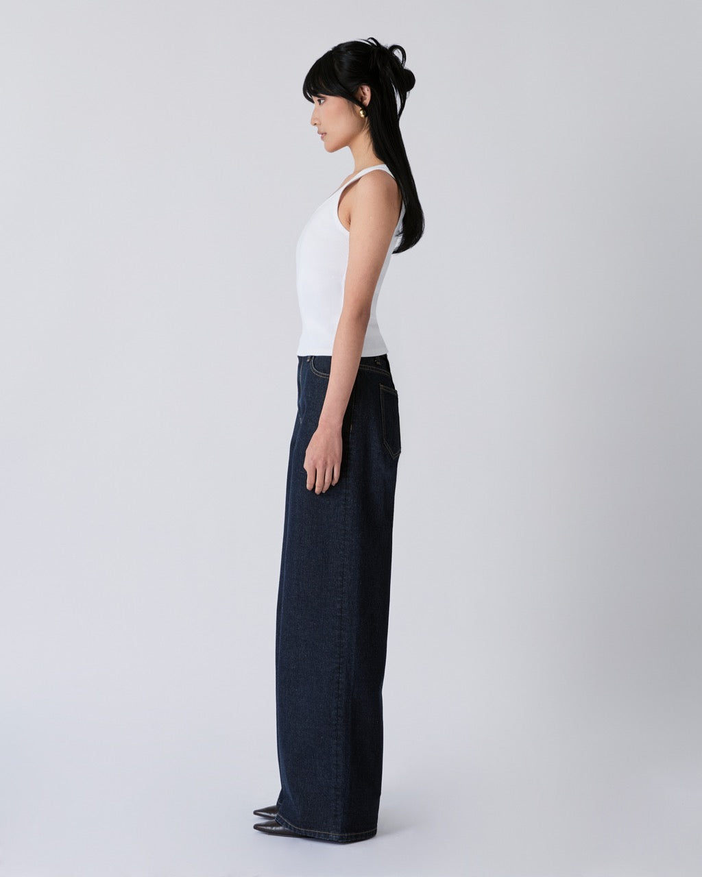 Decouvrir - 90s Baggy Jeans in Raw Denim