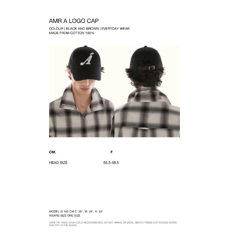 Le Fauve - AMR A Logo Cap in Brown